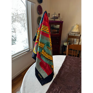 Celine Multicolor Silk Scarf